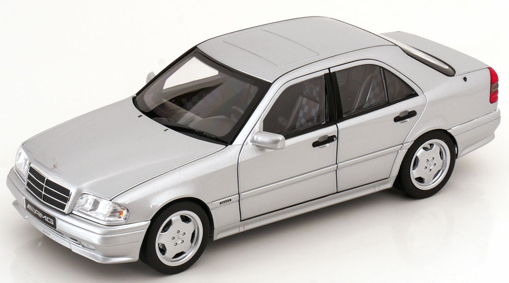 Mercedes C36 AMG W202 1993 限定1000台 ドア開閉可 ボンネット開閉/ Norev 1/18 ミニカー