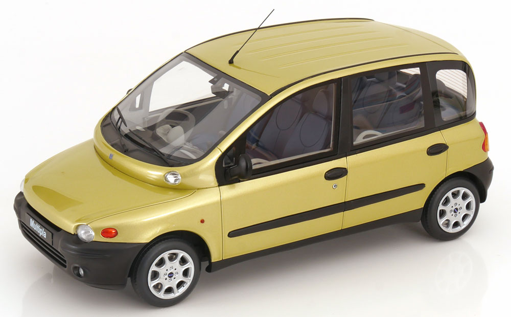 OTTO 1/18 フィアット ムルティプラ 2000 ライトイエローメタリック OttO 1:18 FIAT MULTIPLA YELLOW 2000 OT1047 – Horizon Diecast