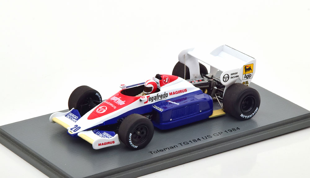 Toleman TG 184 GP USA Cecotto 1984/ Spark 1/43 ミニカー