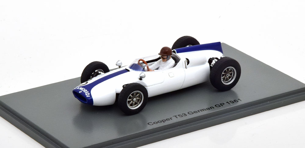 Cooper T53 GPドイツ Burgess 1961/ Spark 1/43 ミニカー