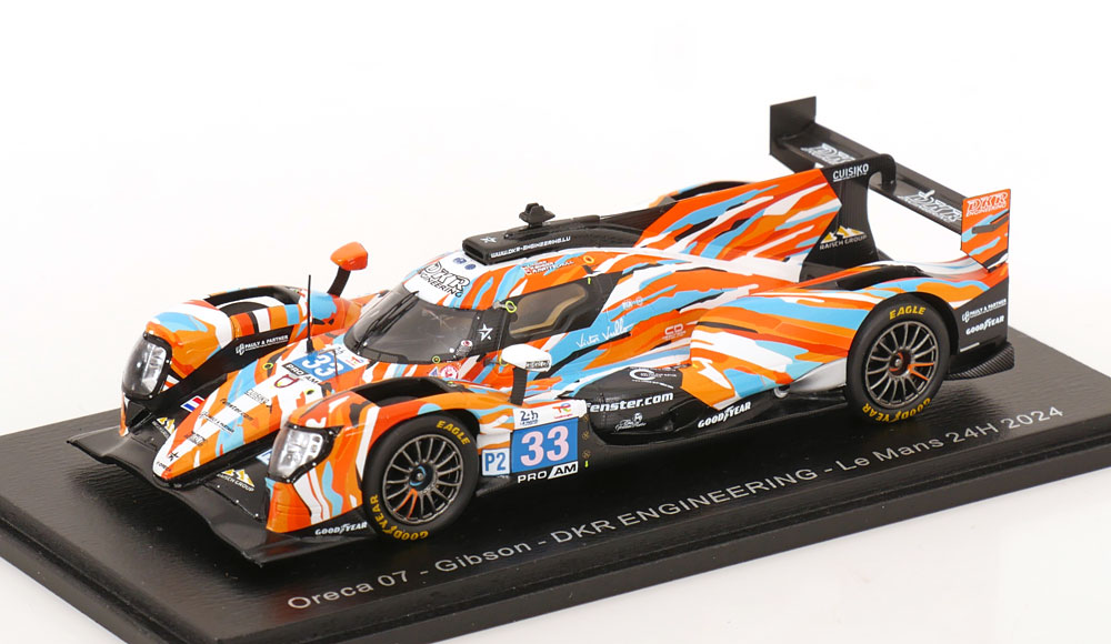 Oreca 07 Gibson No.33 24時間ルマン Mattschull/Binder/Horr 2024/ Spark 1/43 ミニカー