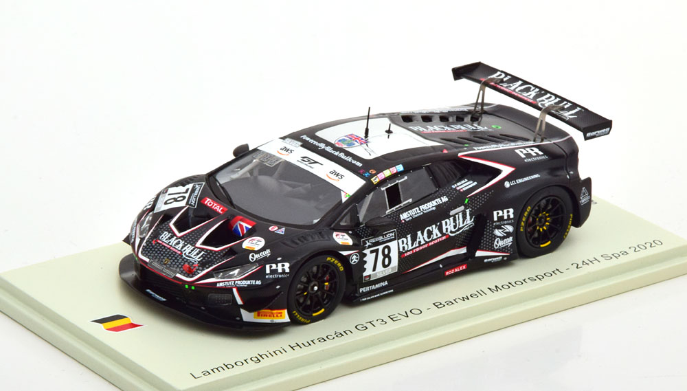 Lamborghini ウラカン GT3 Evo No.78 24時間スパ Schandorff/MacDowall/Kujala 2020 限定300個/ Spark 1/43 ミニカー