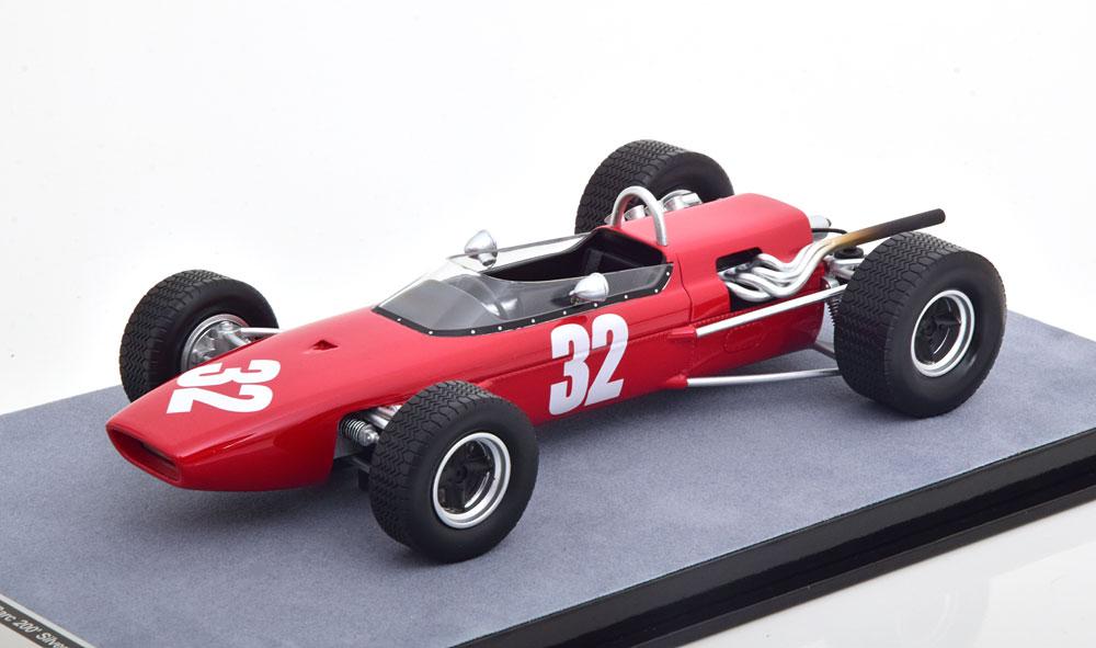 McLaren F2 M4A No.32 BARC 200 しろがね色石ころ McLaren 1967 押さえる80個/ Tecnomodel 1/18 ミニカー