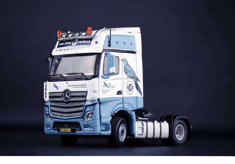 メルセデス・ベンツ アクトロス ミニカー 1/50 GCD 1/64 メルセデスベンツアクトロス 2 ホワイト