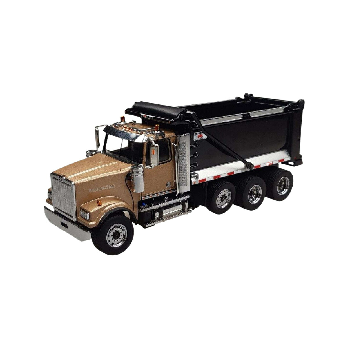 Western Star 4900 空想科学小説 OX ダンプ車 / Diecast Masters 1/50 築き上げる機械類真似形 工事鉄道車両 ミニカー・トイカー-おもちゃ