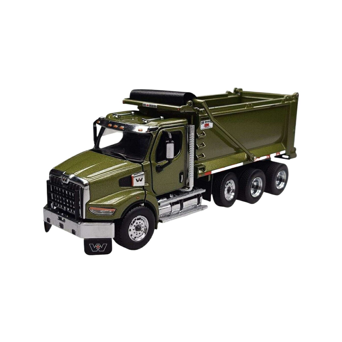 Western Star 49 SBFA Ox Bodies ダンプ車 / Diecast Masters 1/50 築き上げる機械類真似形 工事鉄道車両 車-ミニカー・トイカー