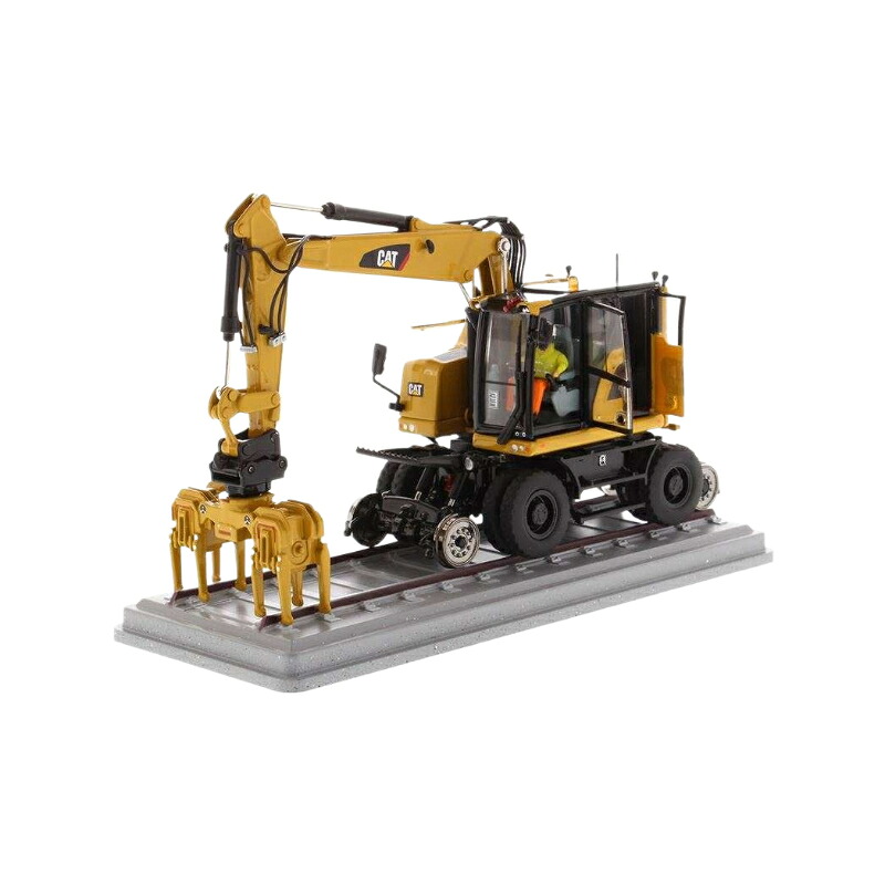 CAT M323F Rail Mobilbagger ショベル / Diecast Masters 1/50 建設機械模型 工事車両｜ラストホビー