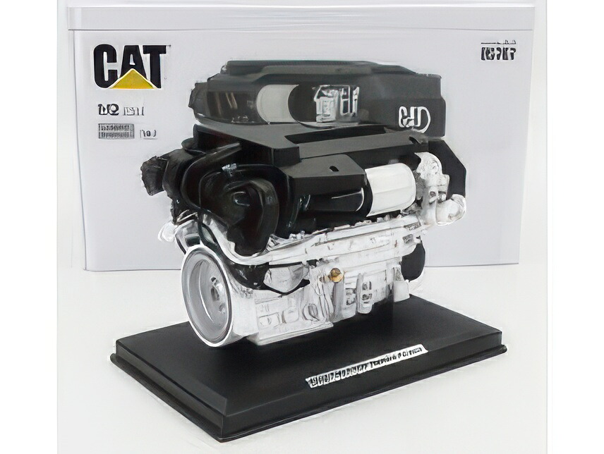 ACCESSORIES   CATERPILLAR C32B MARINE ENGINE   MOTORE A PROPULSIONE MARINO   BLACK WHITE / Diecast Masters 1/12 組み上げる機械類ひな形 工事鉄道車両