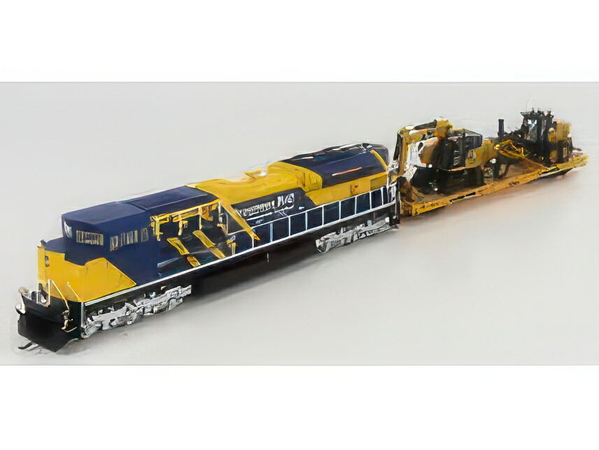 CATERPILLAR HO PROGRESS RAIL TRAIN SET F ESCAVATORE GOMMATO SU ROTAIE FERROVIARIE/ Diecast Masters 1/87 建設機械模型 工事車両