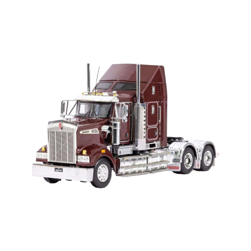 Vintage Burgundy Kenworth T909 Z01556 トラック / DRAKE 1/50 建設機械模型 工事車両