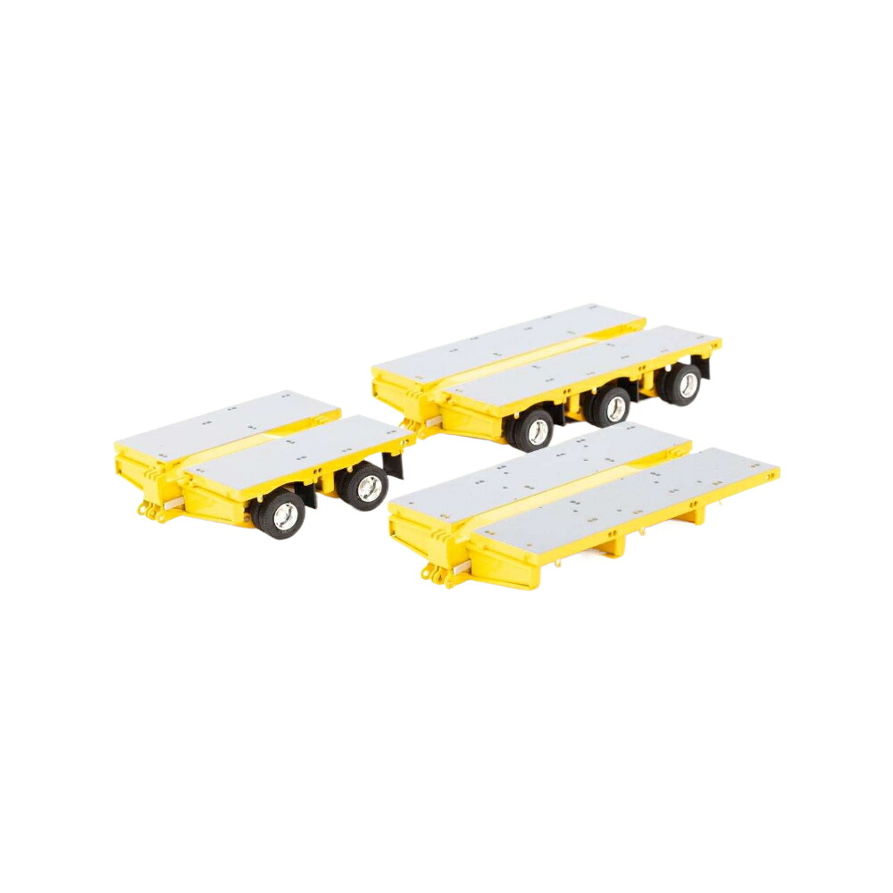Chrome Yellow Deck 2x8 + Deck 3x8 + Clip トレーラー / DRAKE 1/50 建設機械模型 工事車両｜ラストホビー