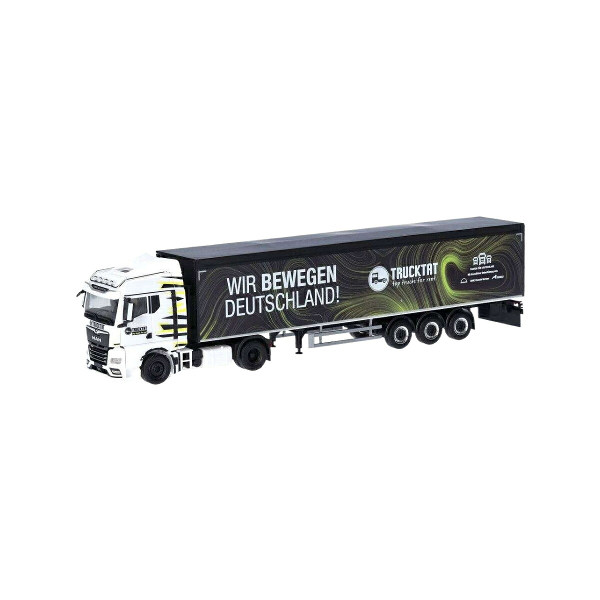 Herpa Trucktat Wir bewegen Deutschland MAN TGX GM ウォーキングフロアセミトレーラー 317177/ Herpa 1/87 模型|ラストホビー