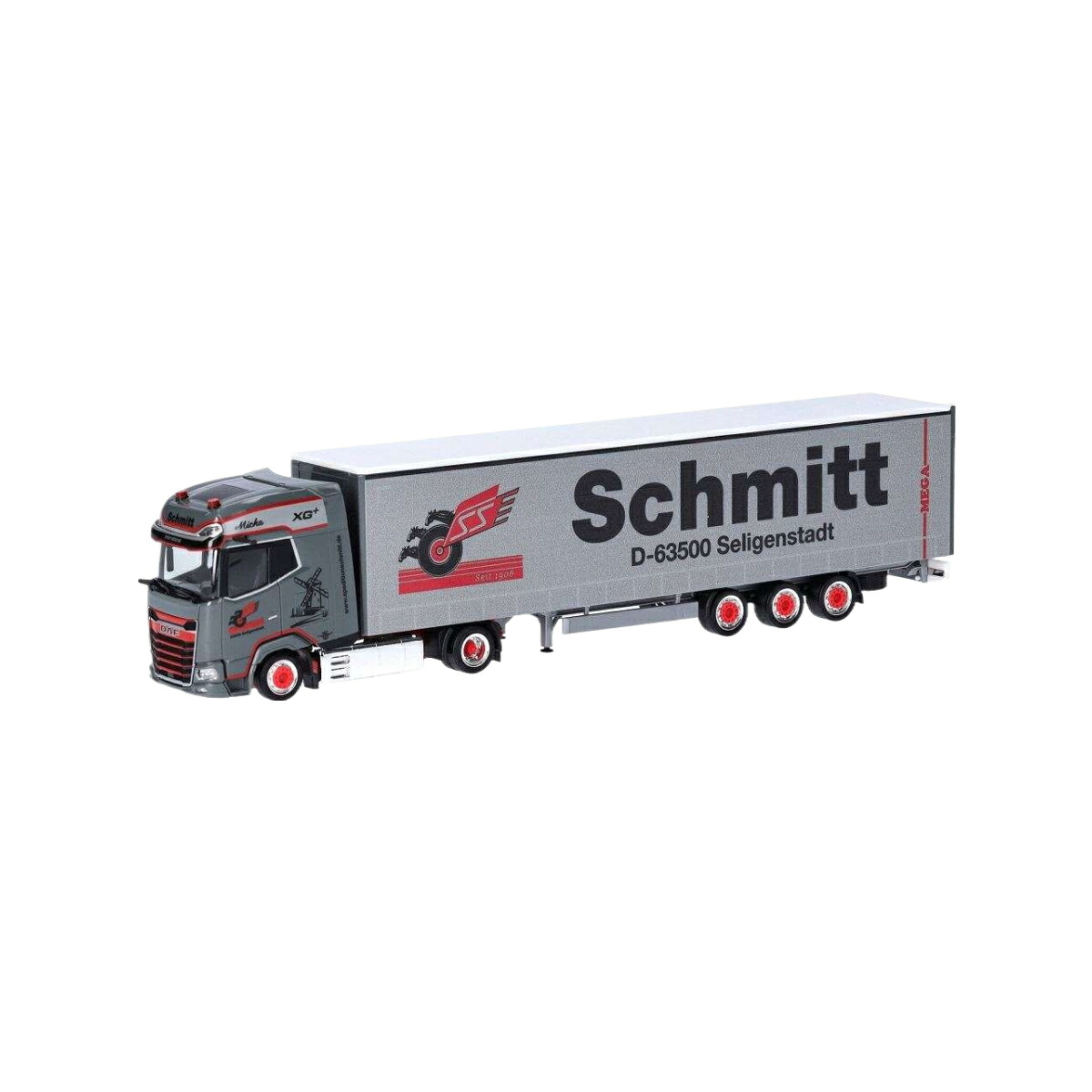Herpa Schmitt Seligenstadt DAF XG+ ローライナーセミトレーラー 317405/ Herpa 1/87 模型|ラストホビー