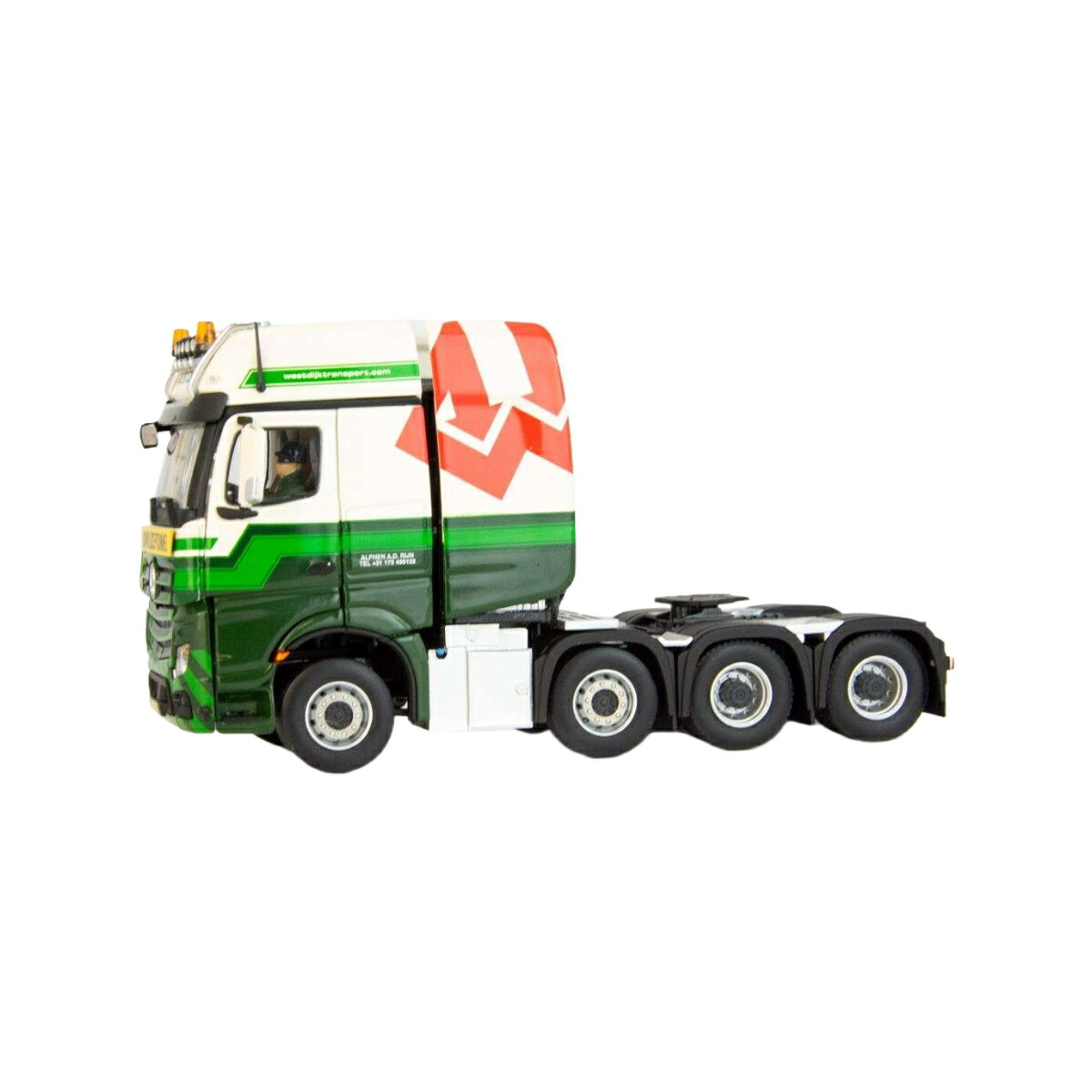 Westdijk Mercedes Benz Actros 貨物自動車 / IMC 1/50 作り上げる機械類ひな形 工事鉄道車両