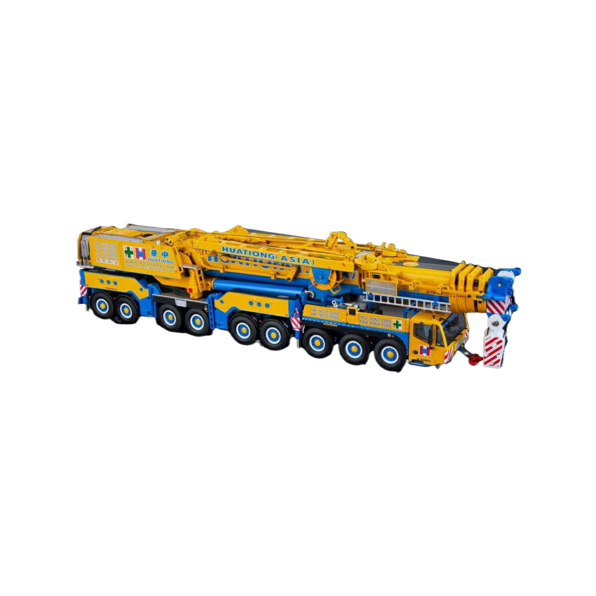 Models Huationg Demag AC 700-9 可動性起重機 / IMC 1/50 築き上げる機械類ひな型 工事鉄道車両