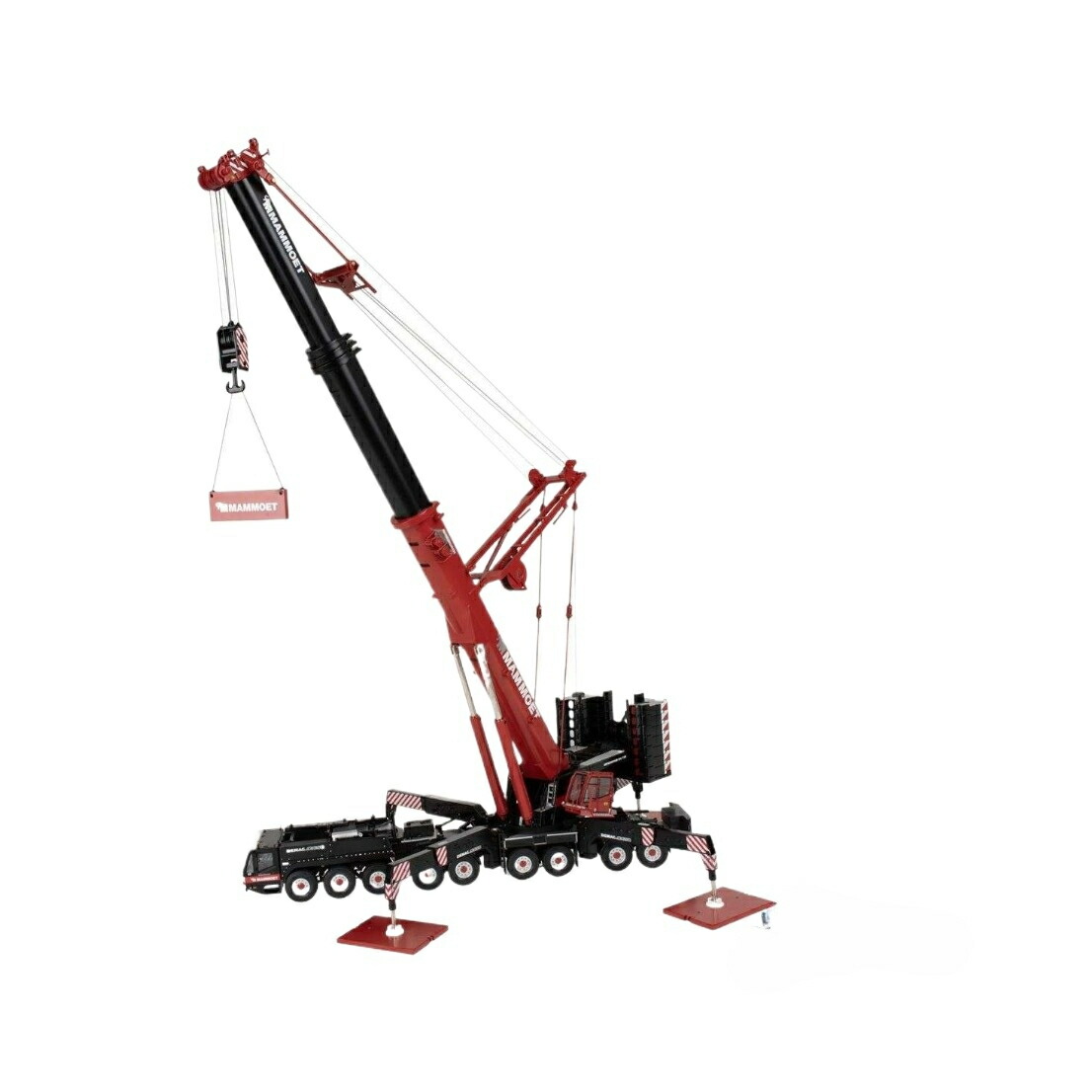 Mammoet Demag AC650 9axle crane  移動性起重機 / IMC 1/50 組み上げる機械類ひな形 工事鉄道車両