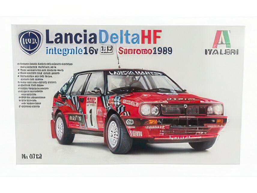 LANCIA DELTA HF INTEGRALE 16V MARTINI N 1 WINNER RALLY SANREMO 1989 MIKI BIASION TIZIANO SIVIERO + N 5 RALLY SANREMO 1989 D.AURIOL B.OCCELLI / モデルキット プラモデル / ITALERI 1/12 模型
