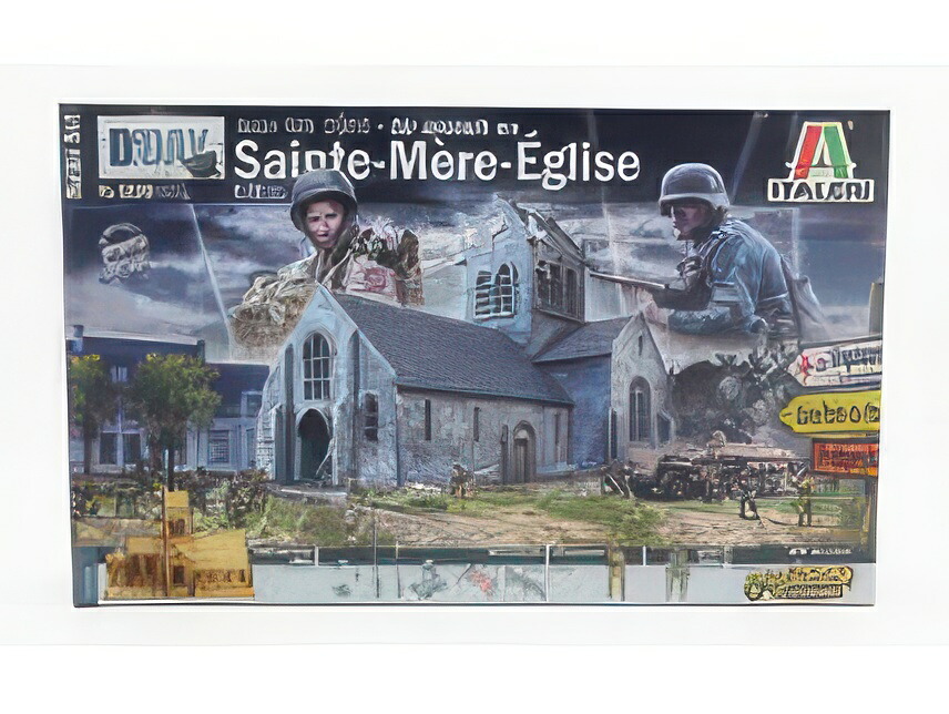 ACCESSORIES WAR BATTLE SET SAINTE MERE EGLISE 1944 / モデルキット プラモデル / ITALERI 1/72 模型|ラストホビー