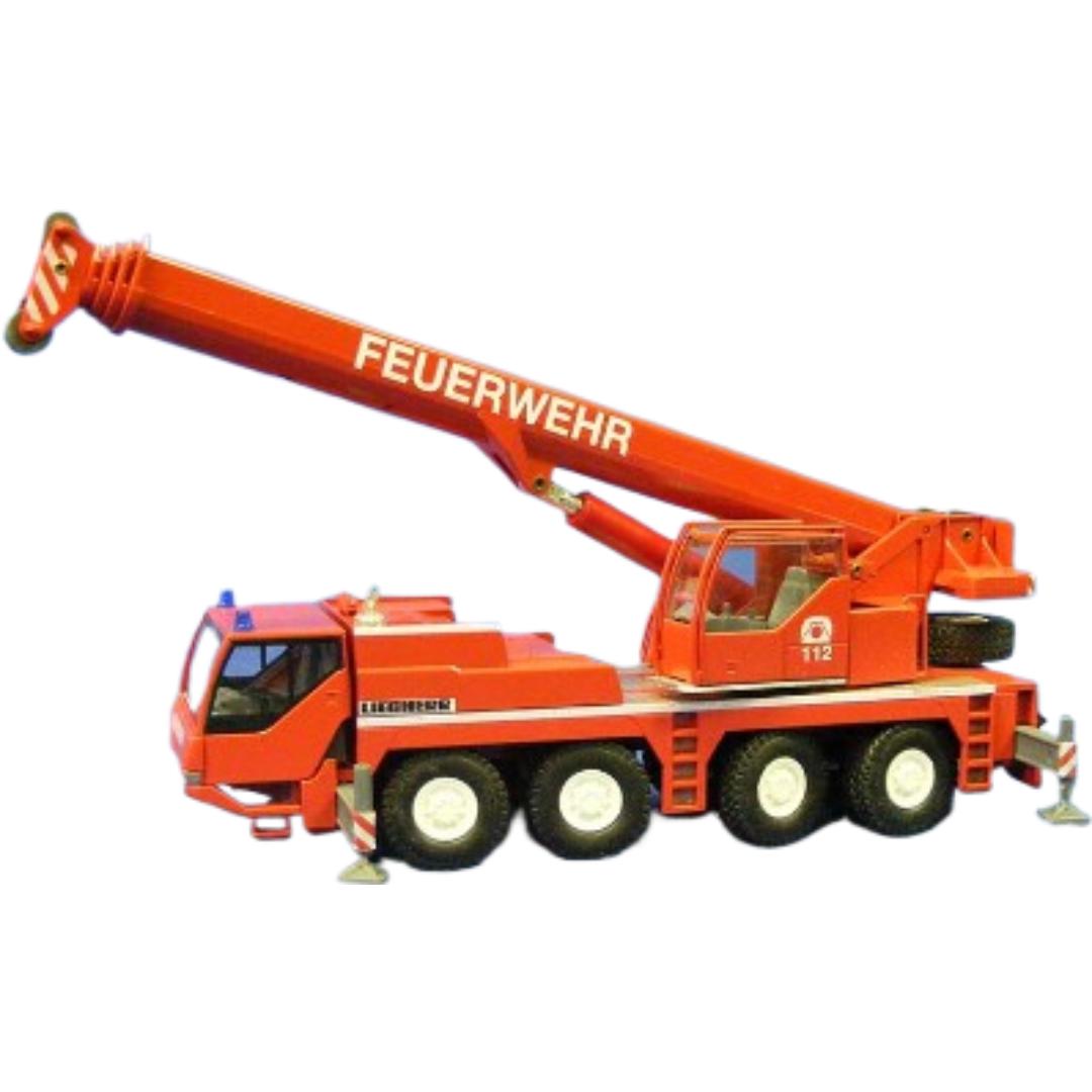 Liebherr LTM1060/2 トラッククレーン FEUERWEHR / CONRAD 1/50 建設機械模型 工事車両