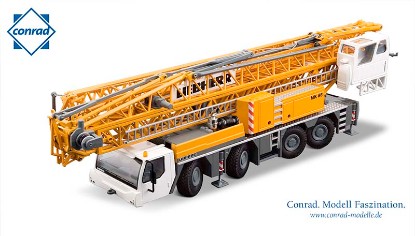 Liebherr MK88 モバイル建築クレーン / CONRAD 1/50 建設機械模型 工事車両