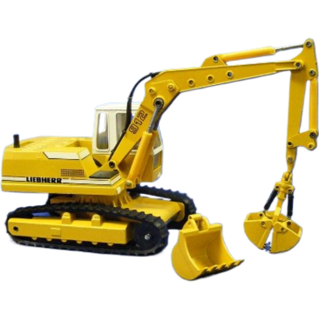 Liebherr 912 トラックショベル クラムシェルアタッチメント付き / CONRAD 1/50 建設機械模型 工事車両|ラストホビー