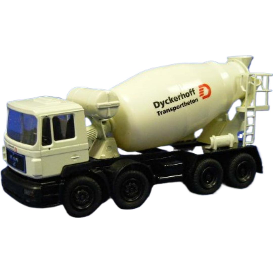 MAN 4軸 セメントミキサー Dyckerhoff / CONRAD 1/50 建設機械模型 工事車両|ラストホビー