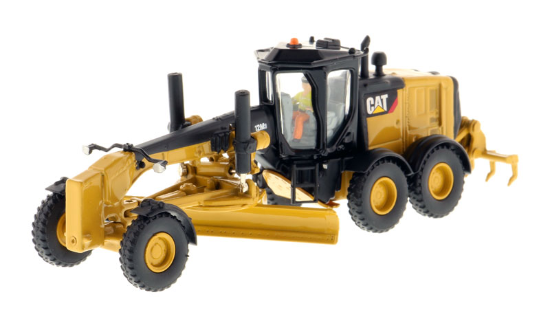 Caterpillar 12M3 モーターグレーダー - ご機嫌伝達ルートつづき物 トレーラ   / Diecast Masters 1/87 作り上げる機械類ひな形 工事鉄道車両 車-おもちゃ