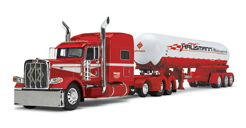 Hausmann Transport - Peterbilt Model 389 \u0026 Mississippi LP Tank Trailer トレーラー / DCP 1/64 建設機械模型 工事車両