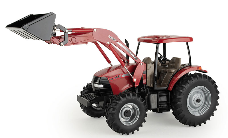 Case IH MXU 135 トラクタ 車載専用車付き添い人 / ERTL 1/16 農作機械類ひな形