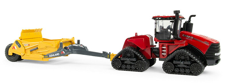 Case IH Steiger 595 Quadtrac トラクター Ashland 2811E スクレーパー付属 / ERTL 1/64 農業機械模型|ラストホビー