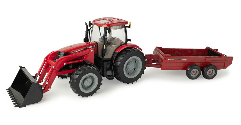 Case Puma 195 トラクター ローダー、スプレッダー付き ビッグファームシリーズ / ERTL 1/16 農業機械模型