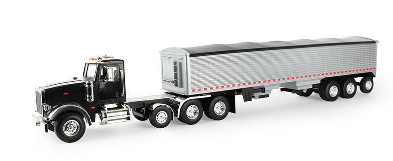 Peterbilt 367 セミトラック グレイントレーラー付き、ビッグファームシリーズ / ERTL 1/16 農業機械模型