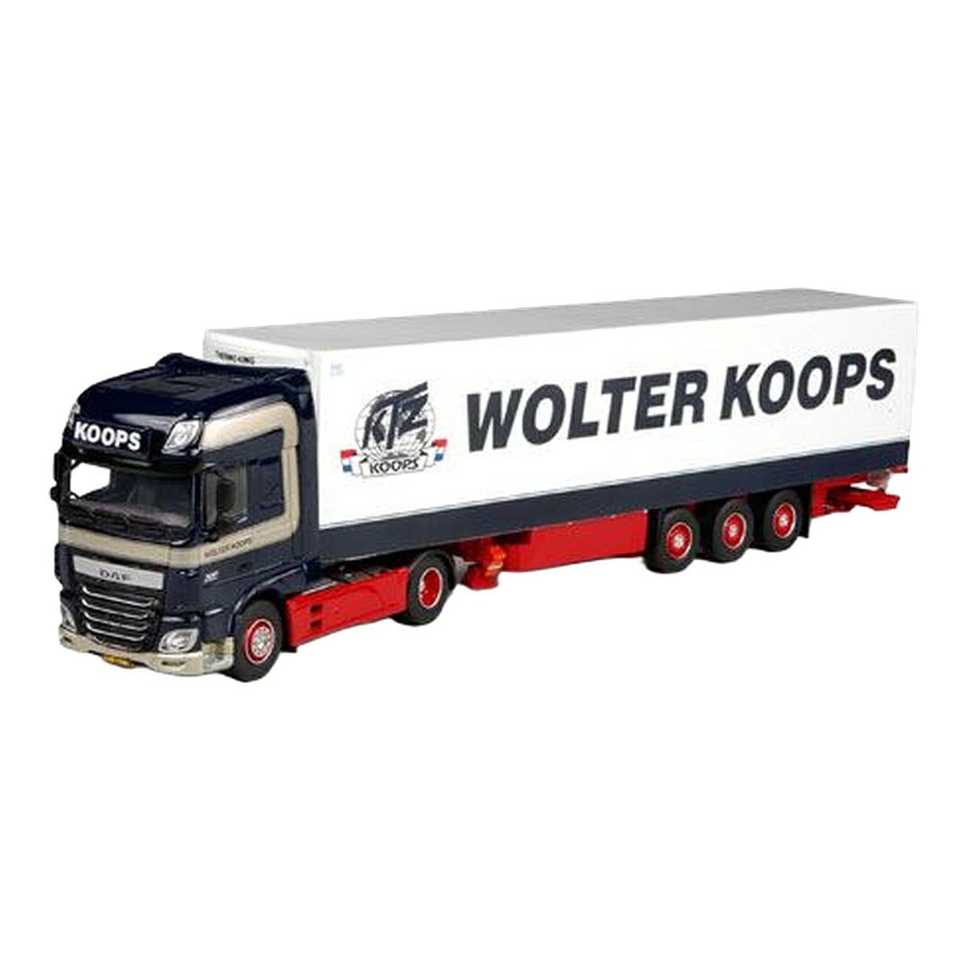 Wolter Koops DAF XF Euro 6 SSC 冷蔵セミトレーラー / Herpa 1/87 ミニカー トラック模型|ラストホビー