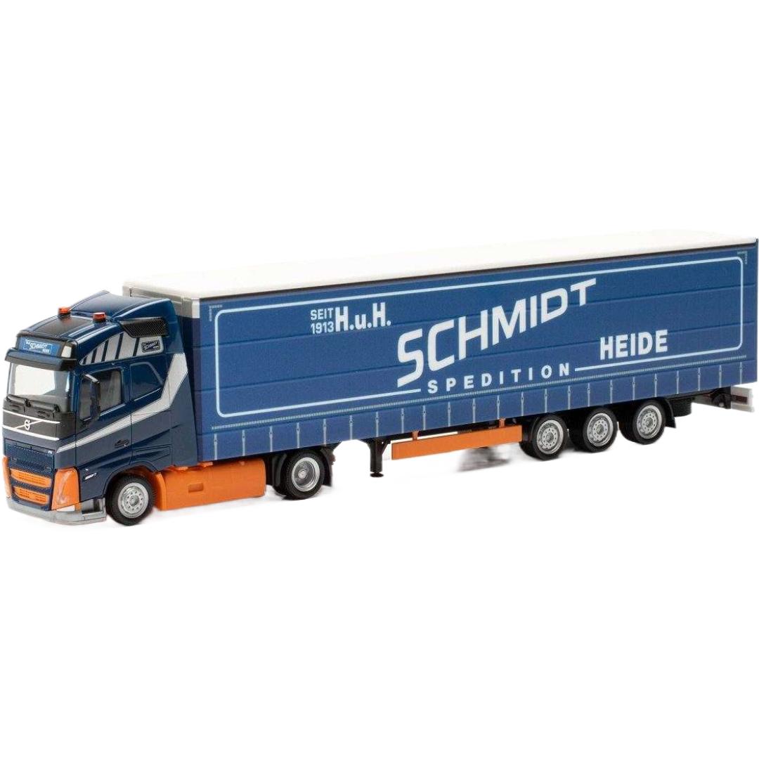 ボルボ FH グローバル 2020 シュミット ハイデ トラック / Herpa 1/87 建設機械模型 工事車両