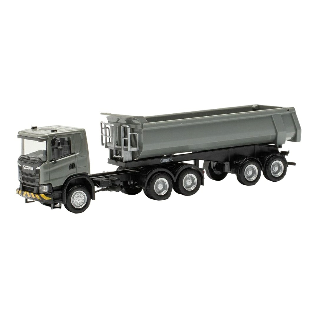 スカニア CG 17 ラウンドトラフ セミトレーラー / Herpa 1/87 ミニカー 貨物自動車ひな形 車-乗り物のおもちゃ