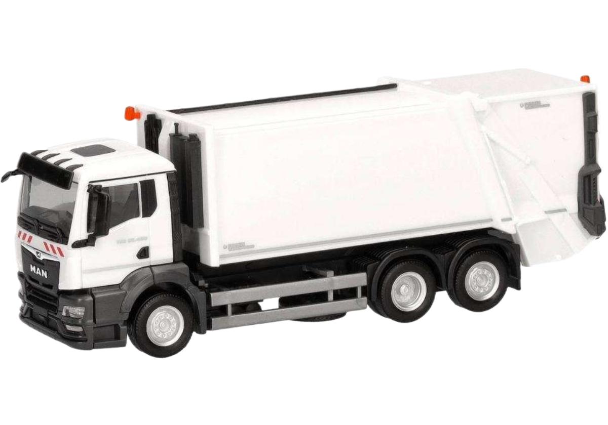 MAN TGS NN ファウン バリオプレス ホワイト 319010 トラック / Herpa 1/87 建設機械模型 工事車両｜ラストホビー