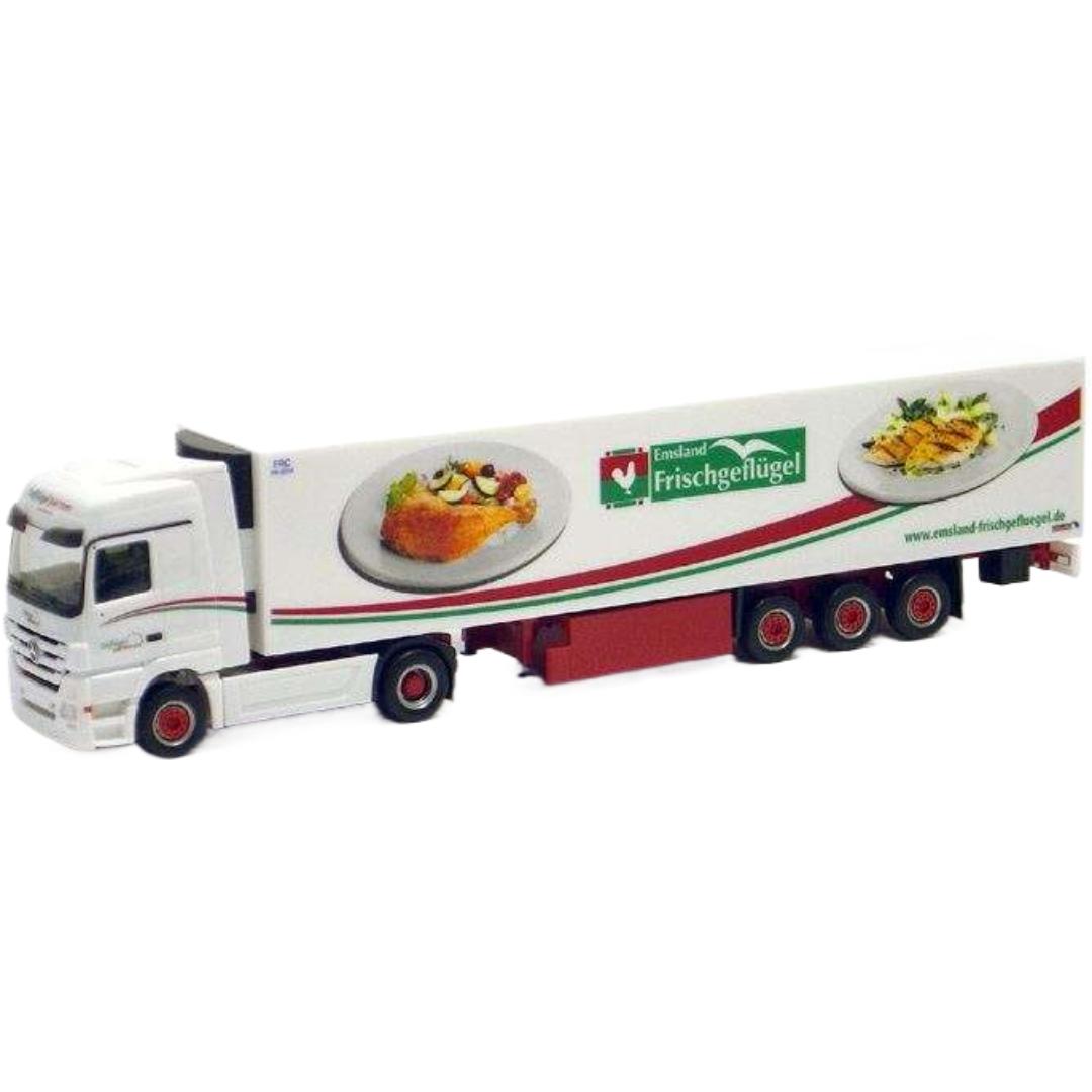 ポートリーパートナー メルセデス トラック / Herpa 1/87 建設機械模型 工事車両