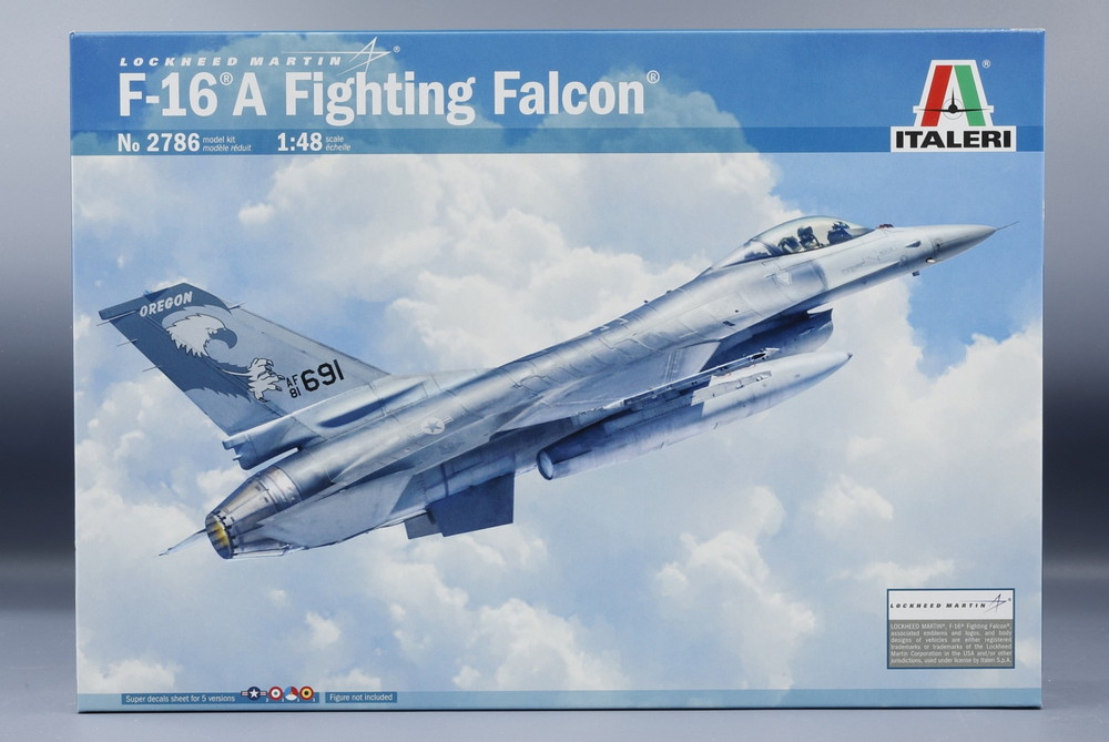 Lockheed Martin F-16A ファイティングファルコン モデルキット/ ITALERI 1/48 模型 プラモデル