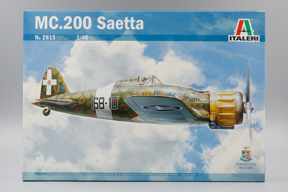 Macchi C.200 サエッタ モデルキット/ ITALERI 1/48 模型 プラモデル