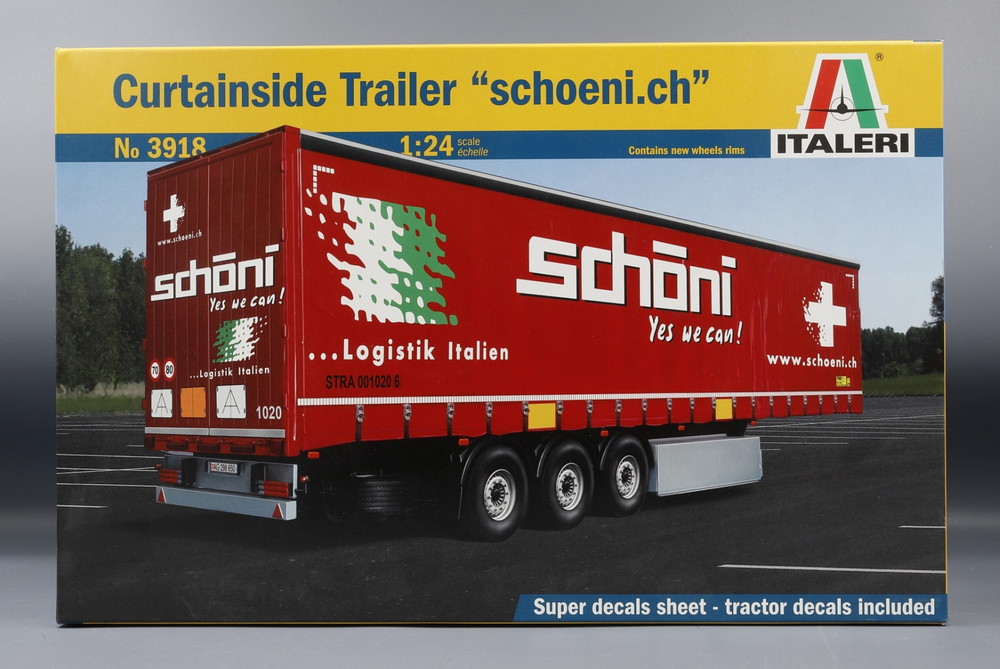 カーテンサイドトレーラー「Schoeni.ch」モデルキット/ ITALERI 1/24 模型 プラモデル 11,808円