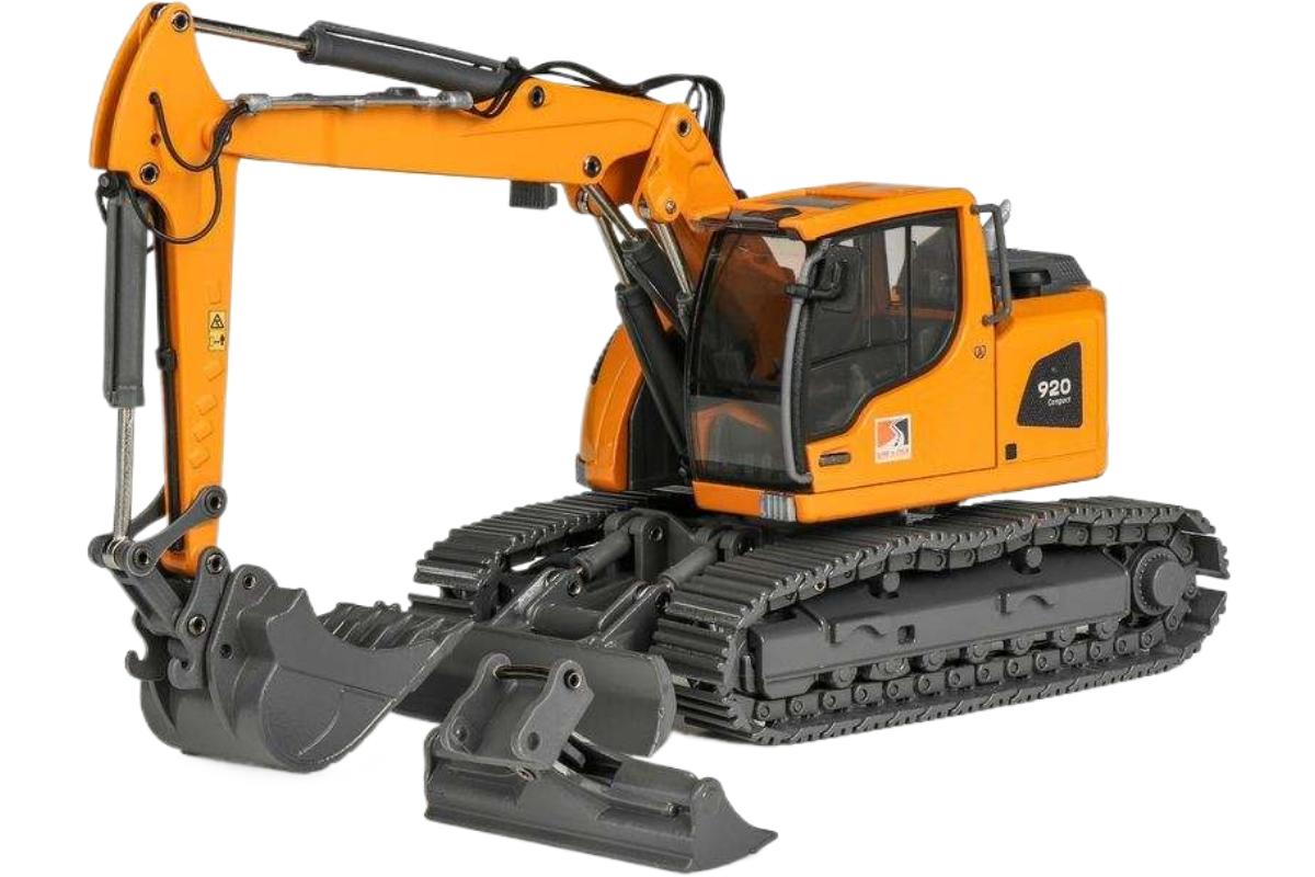 Conrad Lise\u0026Fils Liebherr R920 コンパクトクローラー シャヴェル / Conrad 1/50 作り上げる機械類ひな形 工事鉄道車両
