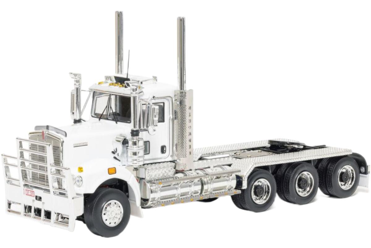 Kenworth C509 デイキャブ トライドライブ ホワイト トラック / DRAKE 1/50 建設機械模型 工事車両