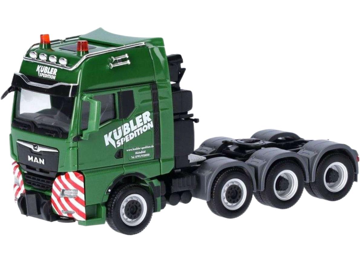 Kuebler MAN TGX GX 41.640 重トラクタ トラクター / Herpa 1/87 作り上げる機械類ひな形 工事鉄道車両 乗り物のおもちゃ-おもちゃ-ミニカー・トイカー