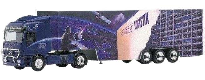 Stute Logistik Mercedes Benz ActL ボックス / Herpa 1/87 建設機械模型 工事車両
