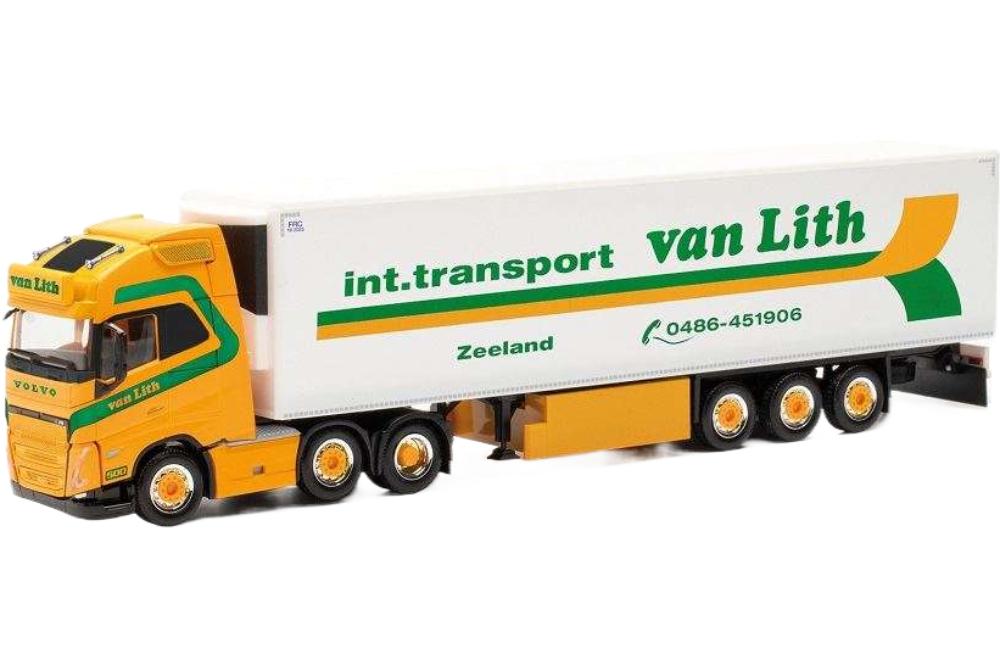 Van Lith Volvo FH Gl. XL 2020 6x2 冷凍 トラック / Herpa 1/87 建設機械模型 工事車両