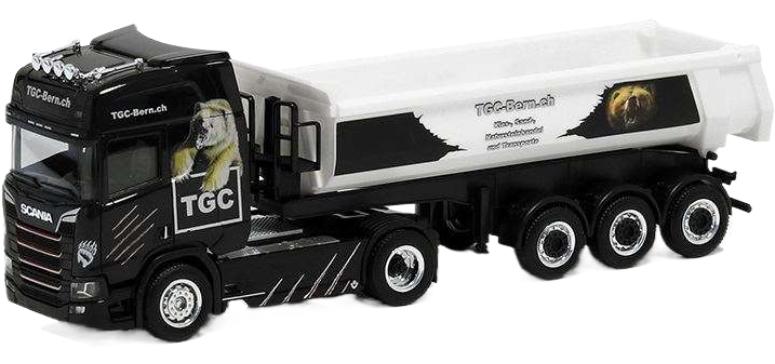 TGC-Bern Scania CR 20 HD Carnehl ダンプ 5041 トラクタ / Herpa 1/87 建設機械模型 工事車両