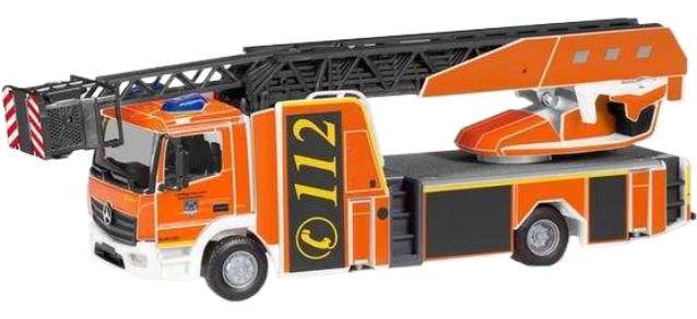 Holzminden ファイヤーハウス Mercedes-Benz 貨物自動車 / Herpa 1/87 作り上げる機械類ひな形 工事鉄道車両 おもちゃ-ミニカー・トイカー