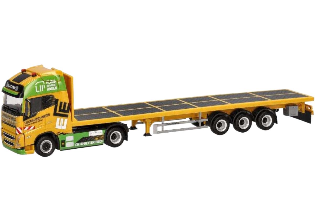 Leonhard Weiss Volvo FH GL XL Electric トラクタ / Herpa 1/87 建設機械模型 工事車両|ラストホビー