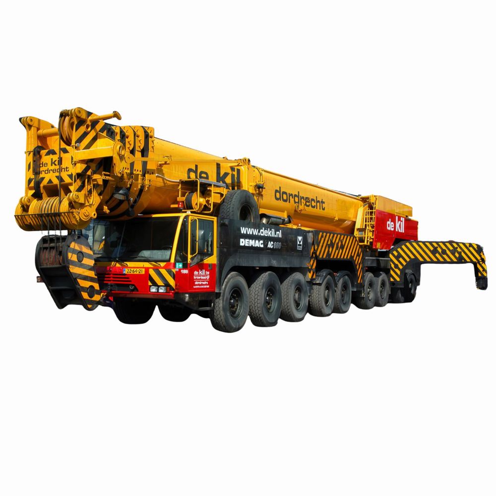 【取って置く】2026年発売予定を組む DEMAG AC650 DE KIL 移動性起重機 / IMC 1/50 組み上げる機械類ひな形 工事鉄道車両