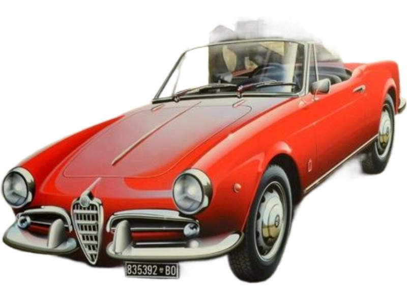 Alfa Romeo Giulietta Spider 1300 / ITALERI 1/24 模型 プラモデルキット
